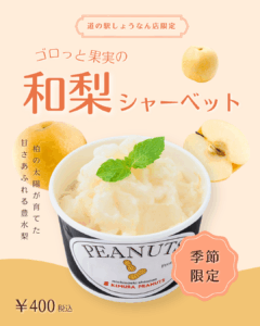 和梨シャーベット